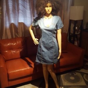 fat face velvet dress
